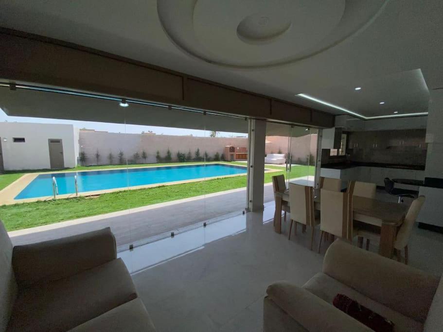 Villa Familiale Avec Piscine A Agadir Golf Extérieur photo