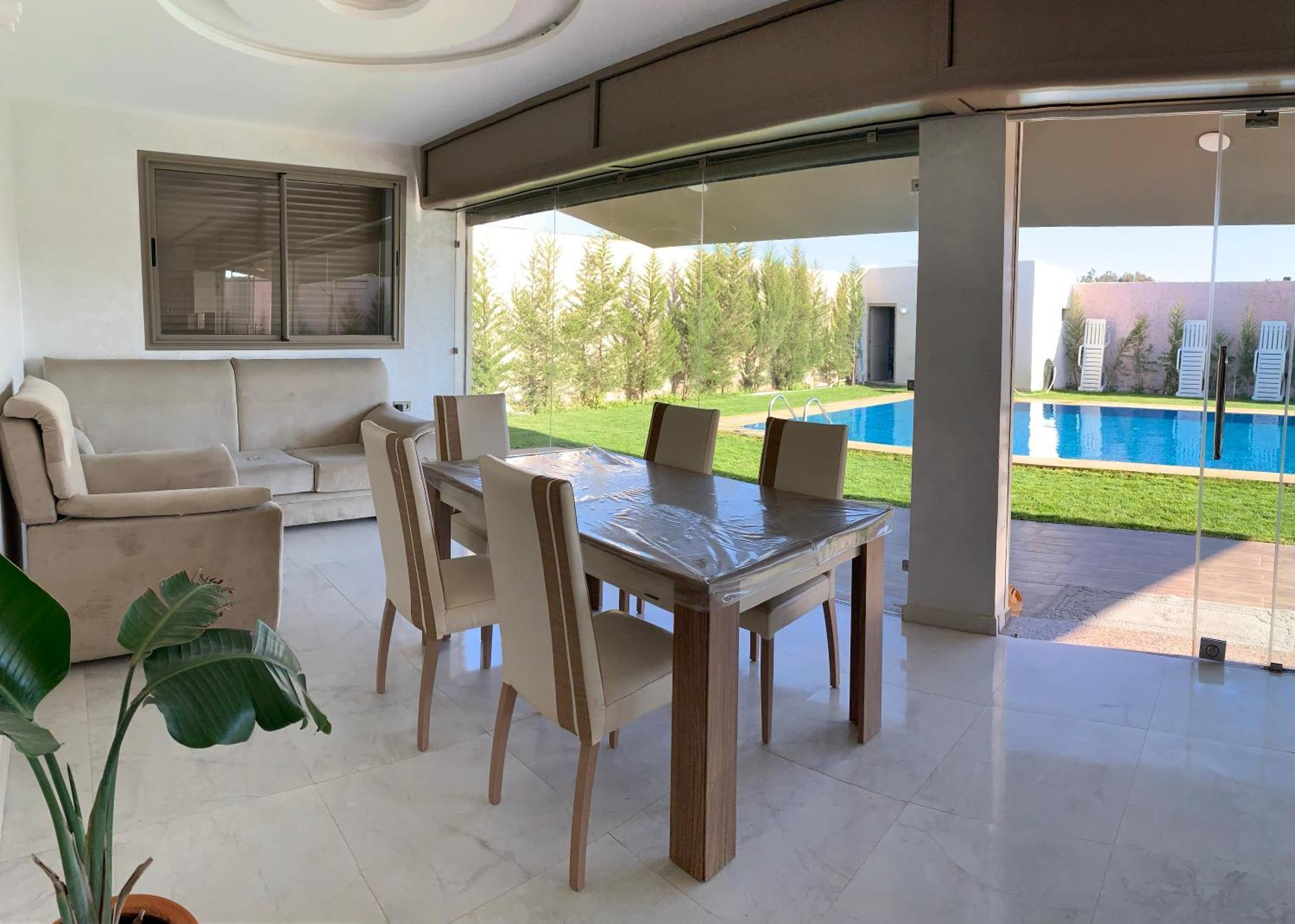 Villa Familiale Avec Piscine A Agadir Golf Extérieur photo