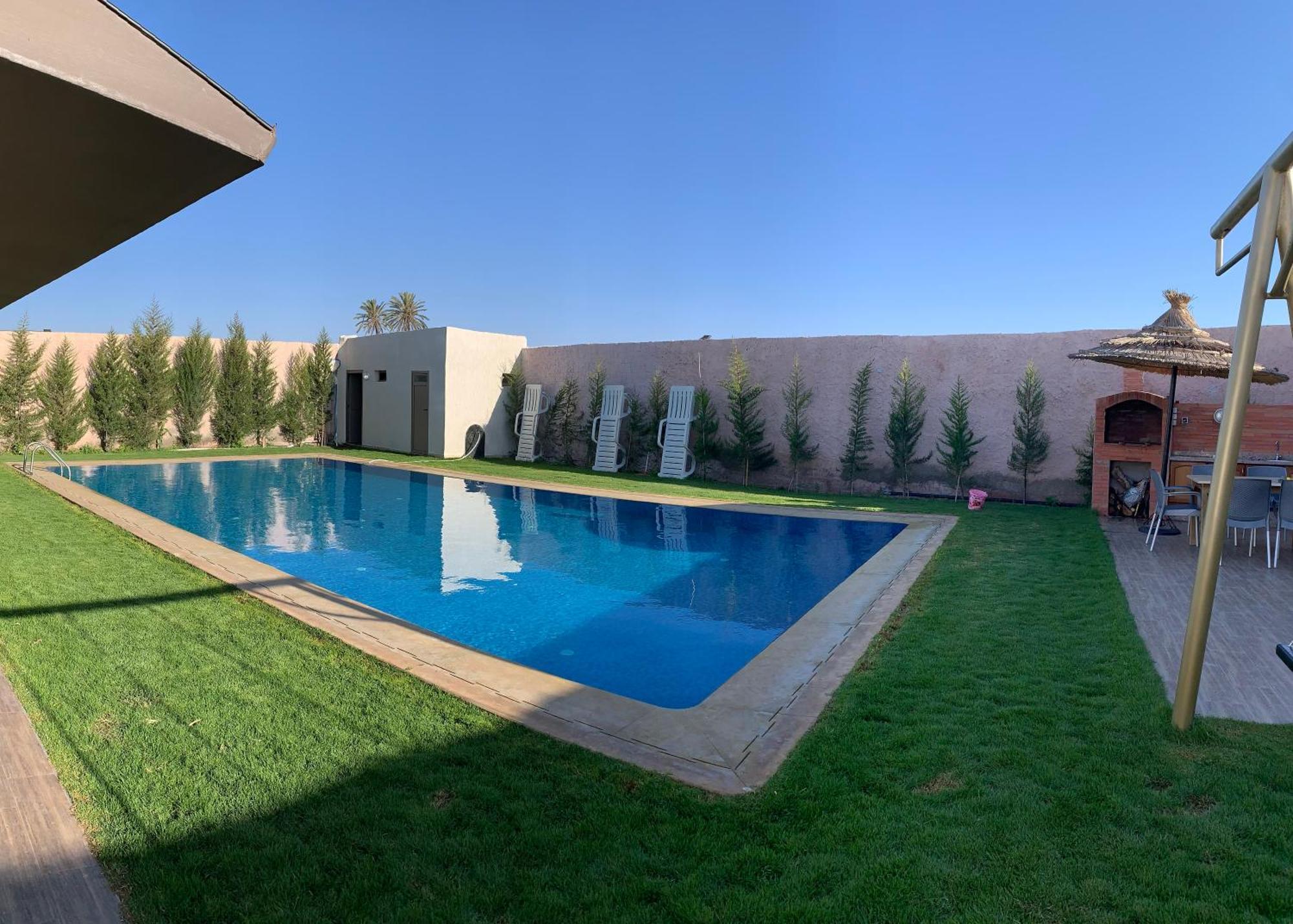 Villa Familiale Avec Piscine A Agadir Golf Extérieur photo