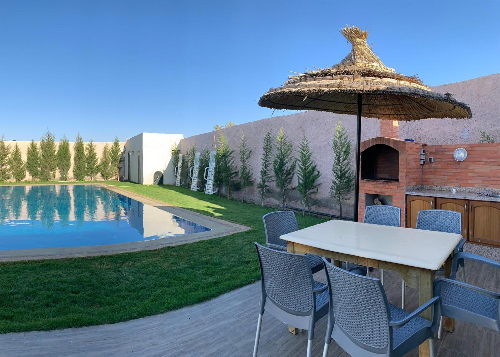Villa Familiale Avec Piscine A Agadir Golf Extérieur photo