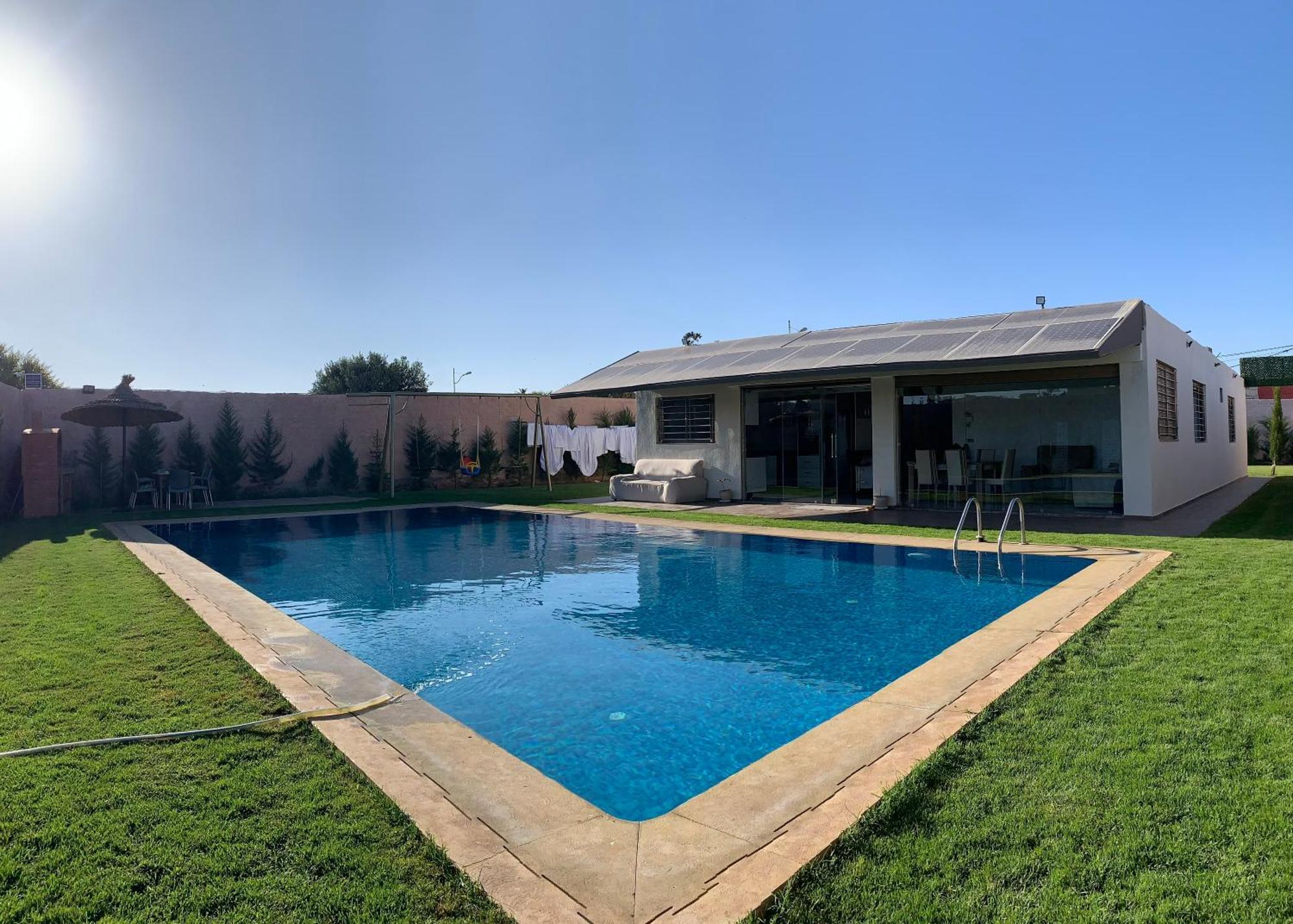 Villa Familiale Avec Piscine A Agadir Golf Extérieur photo